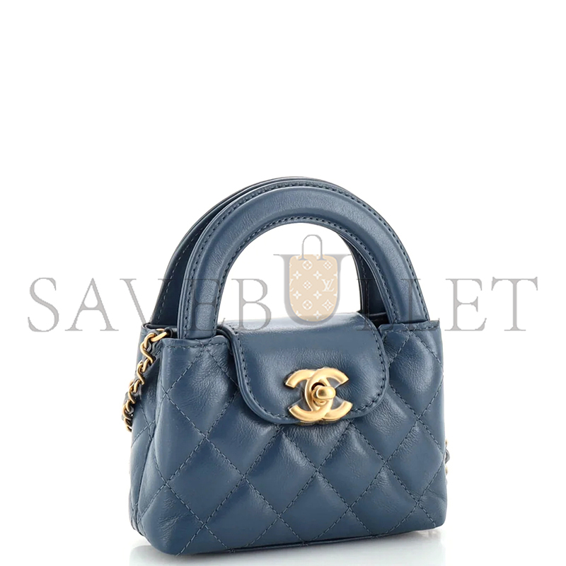 CHANEL KELLY NANO SHOPPING BAG AS3435 (12.5*8.3*4cm)